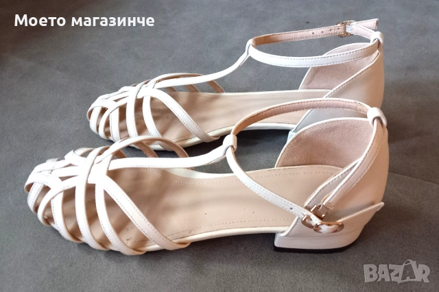 Елегантни сандали от естествена кожа, №38,5 - като нови, снимка 5 - Сандали - 51997575