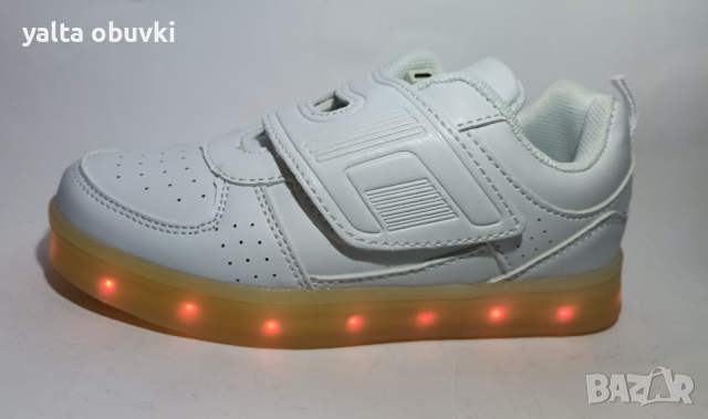Детски светещи кецове LB-687, LED светлини, USB зарядно, снимка 7 - Детски маратонки - 44759289