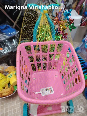 продавам количка за пазаруване, детска играчка. 