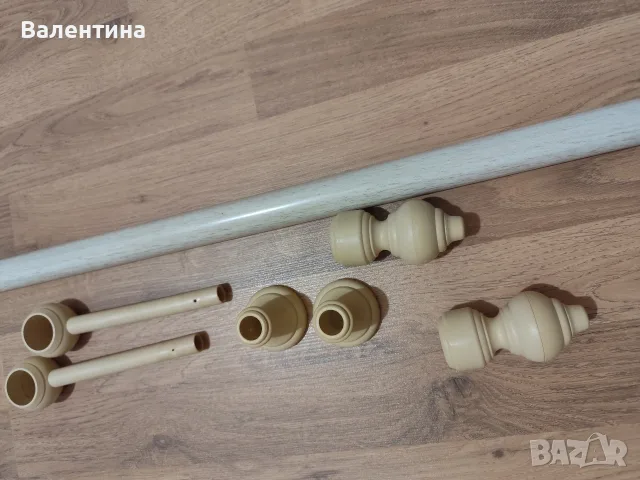 Корниз цвят светъл дъб 230 см , снимка 2 - Пердета и завеси - 55750432