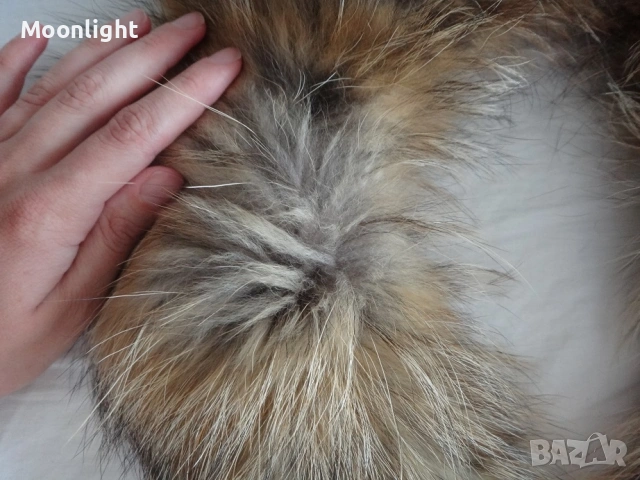 Нова яка от естествен косъм лисица, снимка 3 - Шалове - 53140939