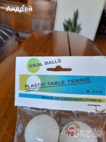 Стари топчета за тенис на маса Ideal #2, снимка 2 - Други ценни предмети - 38014430