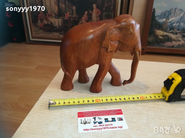 слон ръчна изработка от франция 2402211012, снимка 4 - Колекции - 31933848