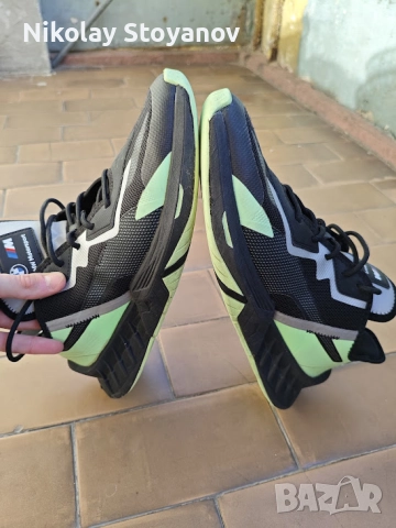 Обувки Puma-BMW, черно-зелено-сиво, снимка 6 - Маратонки - 52388267