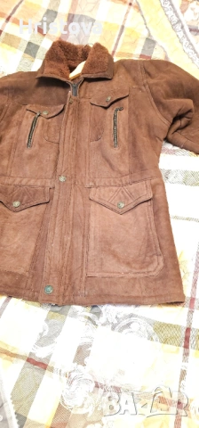 Мъжко палто агнешка кожа, снимка 6 - Палта - 53099624