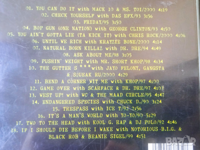 Ice Cube - Gold 2000 матричен диск RAP / HIP-HOP музика Айс Кюб, снимка 2 - CD дискове - 44686069
