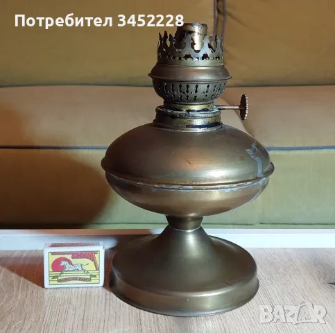 лампа газена месинг за колекционери , снимка 7 - Антикварни и старинни предмети - 49875076
