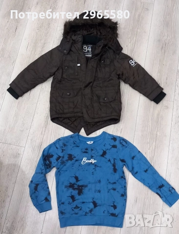 лот за момче, ръст 110-116 см, яке NEXT, суитчър George и други, снимка 4 - Детски якета и елеци - 53292024