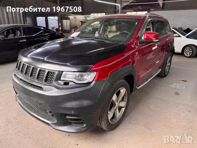 Предна броня + DRL Jeep GRAND CHEROKEE TRACKHAWK SRT Style, преден капак 2014 - 2021 и други части, снимка 9 - Части - 49364826