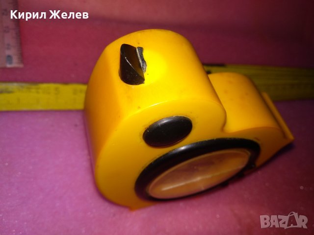 SLAVA MADE in USSR Стар КОЛЕКЦИОНЕРСКИ РУСКИ БУДИЛНИК МЕХАНИЧЕН НАСТОЛЕН ЧАСОВНИК СЛАВА СССР 42810, снимка 5 - Антикварни и старинни предмети - 44536176