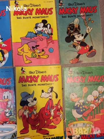 Колекционерски списания на немски език комикси Мики Маус общо са 116 броя, снимка 5 - Антикварни и старинни предмети - 53120777