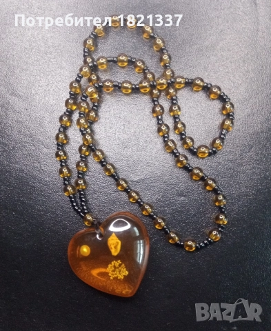 Гердан с кехлибар , снимка 6 - Колиета, медальони, синджири - 51896418