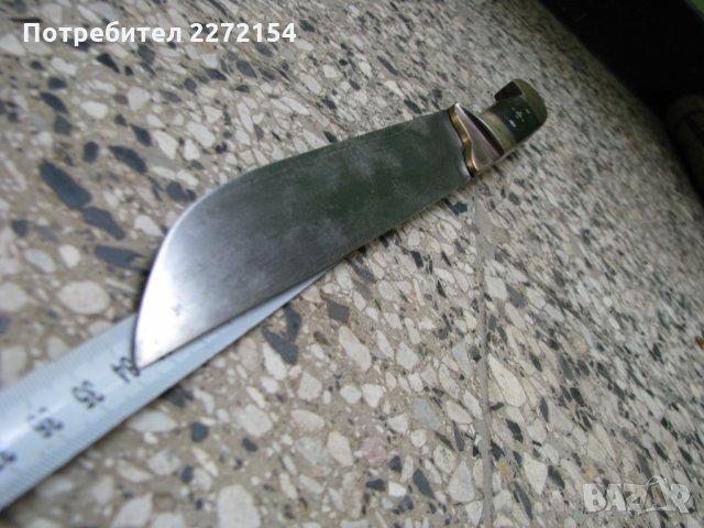 Стар габровски нож с кания, снимка 6 - Антикварни и старинни предмети - 29776175