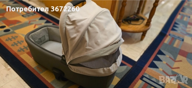 Бебешка Количка Mamas and Papas Унисекс с два коша и покривала, снимка 6 - Детски колички - 52153409