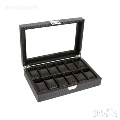 2169 Карбонова кутия за часовници, снимка 2 - Други - 37470264