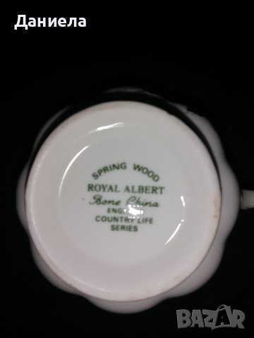 Порцелан на Royal Albert - чашка с чинийка , снимка 4 - Чаши - 42850031