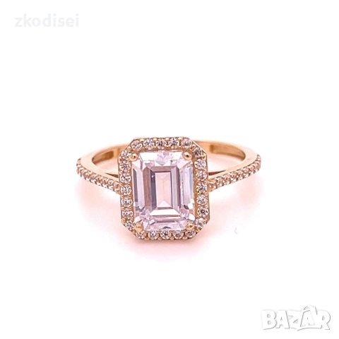 Златен дамски пръстен 2,73гр. размер:52 14кр. проба:585 модел:34477-5