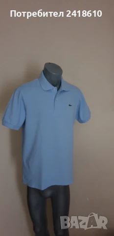 Lacoste Pique Cotton Classic Fit Mens Size 4 - M   ОРИГИНАЛ! Мъжка Тениска!, снимка 3 - Тениски - 50658485