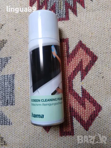 HAMA Почистващ спрей, 200 ml, 20x20 cm микрофибърна кърпа