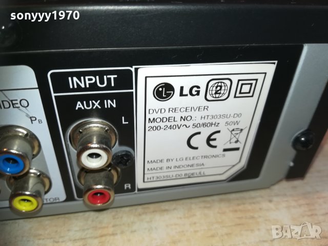 lg usb receiver 6 chanel & dvd 0503210935, снимка 12 - Ресийвъри, усилватели, смесителни пултове - 32046460