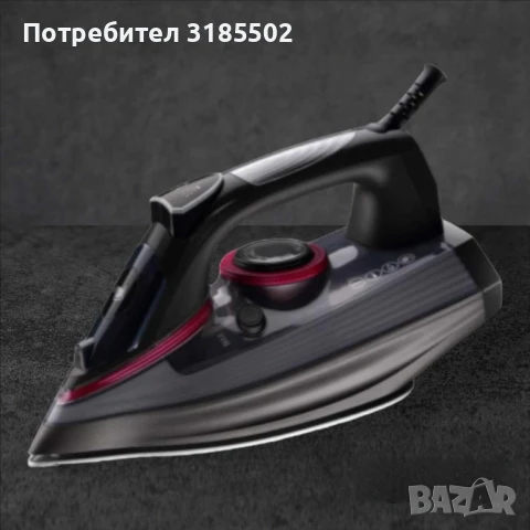 Ютия Voltz, 2600W, 300мл., Черен, 2 ГОДИНИ ГАРАНЦИЯ, снимка 6 - Ютии - 51219578