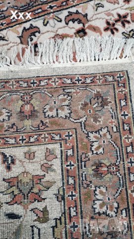 Ръчно тъкан вълнен Ирански килим., снимка 6 - Килими - 44340411