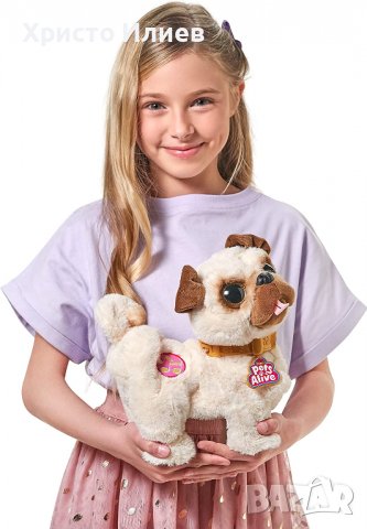 Интерактивно танцуващо куче мопсче Попи Pets Alive Zuru, снимка 7 - Музикални играчки - 39361915