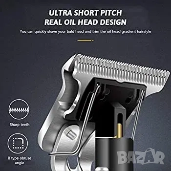 Професионална Електрическа машинка за подстригване, бръснене, оформяне, снимка 7 - Машинки за подстригване - 52212094