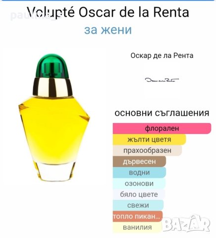 Дизайнерски парфюм "Volupte" Oscar de la Renta / 100ml EDT , снимка 9 - Дамски парфюми - 42730489