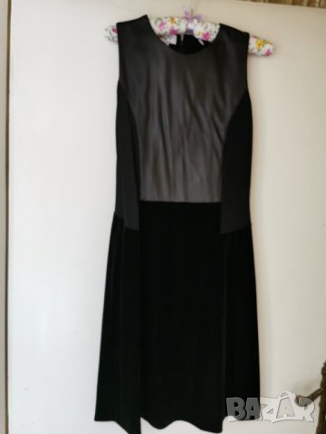 Рокля с естествена кожа , снимка 1