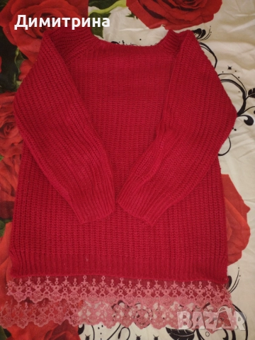 Дамска плетена блузка , снимка 3 - Блузи с дълъг ръкав и пуловери - 52834862