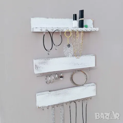 Органайзер за бижута за стена с кукички закачалка бижутерски магазин, снимка 6 - Друго търговско оборудване - 49161724