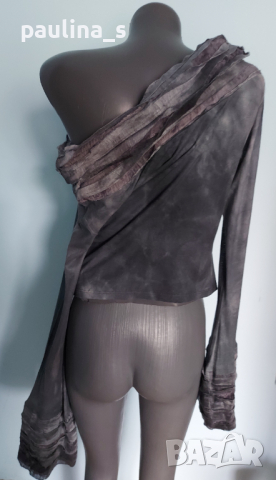 Вечерен топ тип блуза с открити рамене за повод или заведение "Zaek"® , снимка 11 - Корсети, бюстиета, топове - 36537237