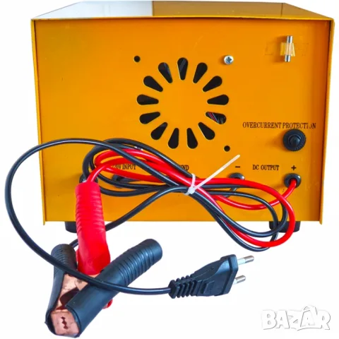 Професионално зарядно за акумулатор 12V/24V до 60A с амперметър, снимка 4 - Аксесоари и консумативи - 55865443