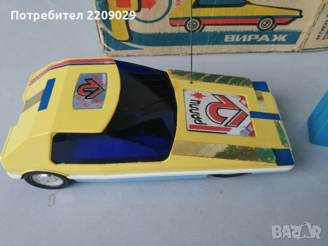 РЯДКА ВИНТИДЖ ИГРАЧКА, СССР, Спортна кола, Рали, Радиоуправляем модел., снимка 2 - Колекции - 54194219