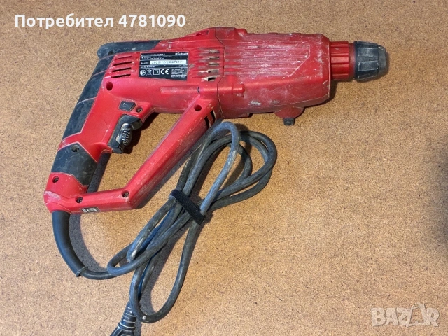 Перфоратор Einhell - сервизиран, всички функции работят, снимка 2 - Перфоратори - 54049324
