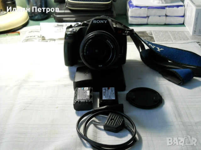 фотоапарат СОНИ А390, снимка 3 - Фотоапарати - 53931638
