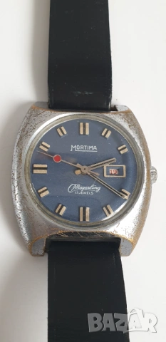 Мъжки механичен часовник Mortima Mayerling 1960 година, снимка 7 - Антикварни и старинни предмети - 54024228