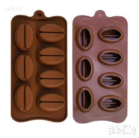 Големи кафе Зърна зърно силиконов молд форма шоколад гипс фондан и др