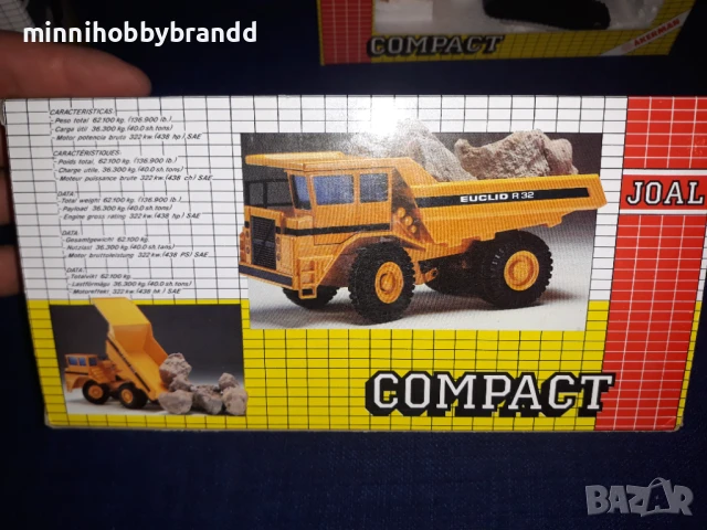 Багер Самосвал Боклукчийски Камион Фадрома Товарач Разбивач Joal Compact 1.50 Made in Spain, снимка 5 - Колекции - 50919679