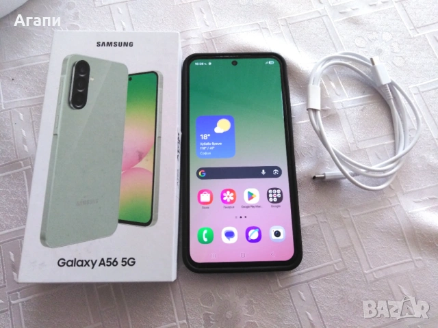 Samsung Galaxy A56 128GB 8GB RAM 5G Awesome Olive нов в гаранция
