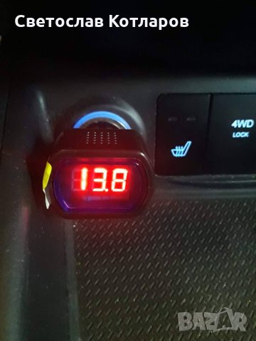 волтметър за кола и камион 12 /24 волта