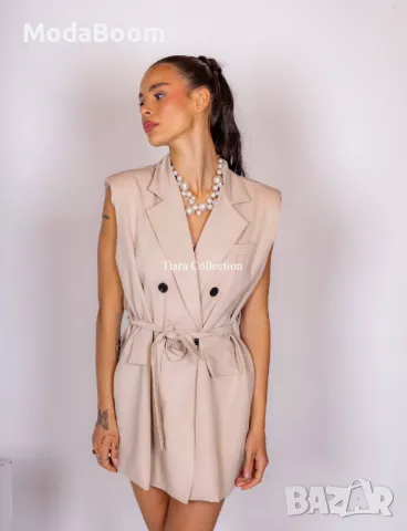 Дамска рокля тип сако в различни цветове , снимка 7 - Рокли - 48076313