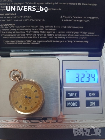 Златен джобен часовник 1918г, снимка 15 - Антикварни и старинни предмети - 48231476