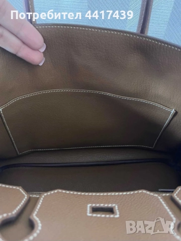 Чанта Hermes Birkin , снимка 3 - Чанти - 52137405