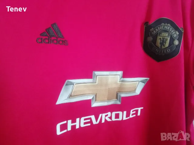 Manchester United Wan-Bissaka 2019/2020 Adidas оригинална юбилейна тениска фланелка Ман Юнайтед 2XL, снимка 5 - Тениски - 49024687