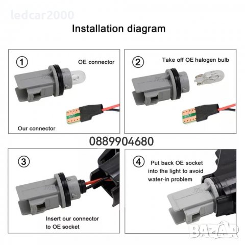 Динамични лед мигачи за калник - Led Mercedes-Benz, снимка 5 - Аксесоари и консумативи - 38504173