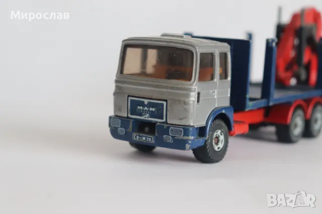 SIKU 1:55??? MAN АВТО КРАН КАМИОН КОЛИЧКА МОДЕЛ, снимка 2 - Колекции - 49224004