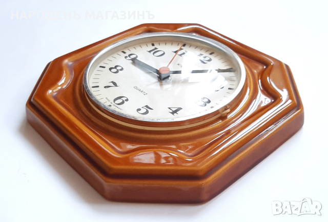 KIENZLE – НЕМСКИ порцеланов часовник стенен порцелан , снимка 3 - Други ценни предмети - 44717168