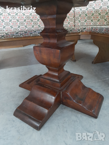 Маса УНИКАТ Пълен Масив внос от Германия, снимка 5 - Маси - 36351523